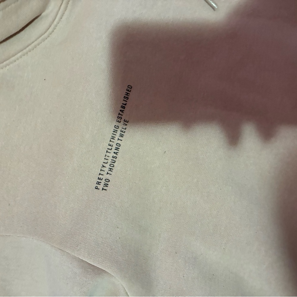 PrettyLittleThing Beige Sweatshirt